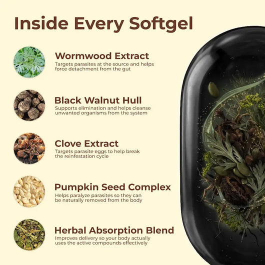Wormwood Black Walnut Cloves